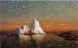 William Bradford Fishing Fleet off Labrador i painting